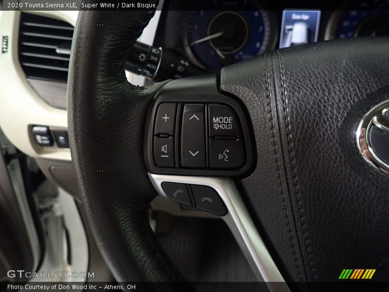 Super White / Dark Bisque 2020 Toyota Sienna XLE