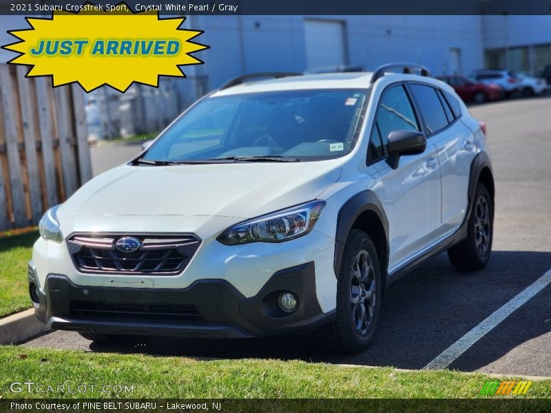 Crystal White Pearl / Gray 2021 Subaru Crosstrek Sport