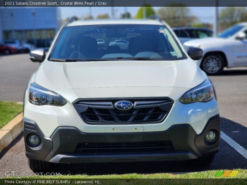Crystal White Pearl / Gray 2021 Subaru Crosstrek Sport