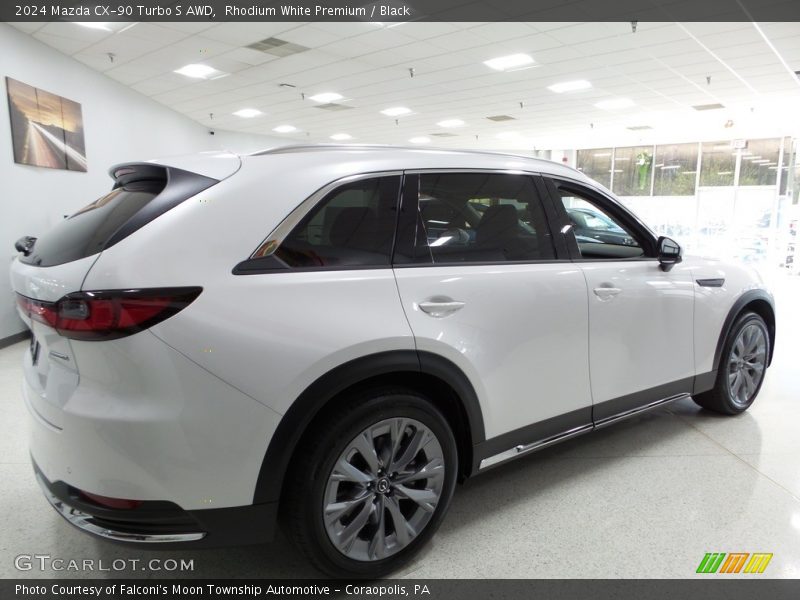 Rhodium White Premium / Black 2024 Mazda CX-90 Turbo S AWD