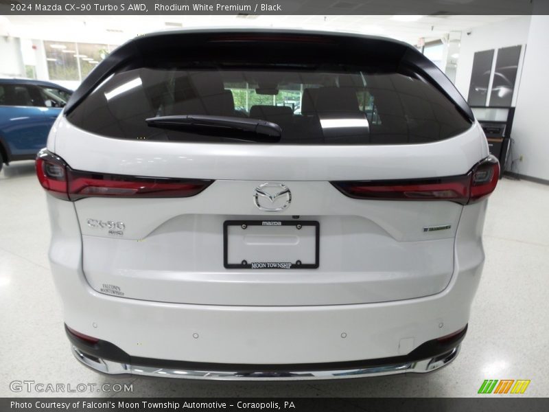 Rhodium White Premium / Black 2024 Mazda CX-90 Turbo S AWD