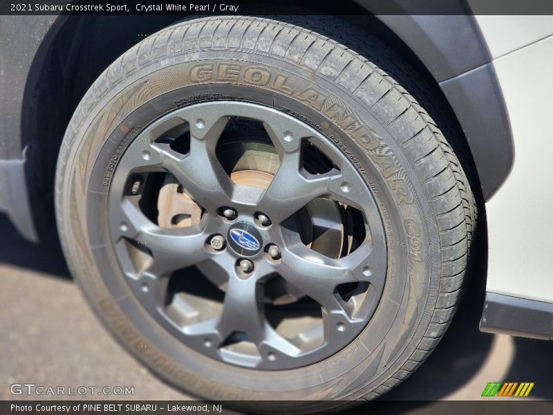 Crystal White Pearl / Gray 2021 Subaru Crosstrek Sport