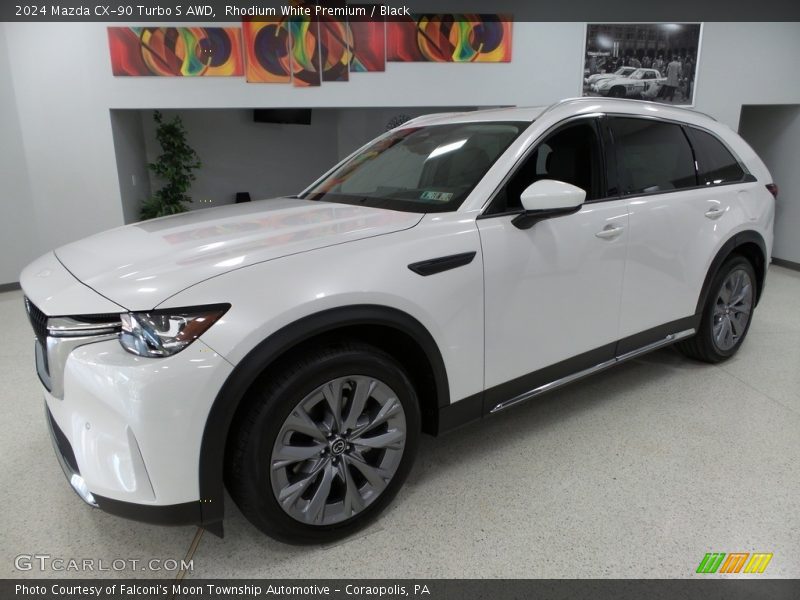 Front 3/4 View of 2024 CX-90 Turbo S AWD