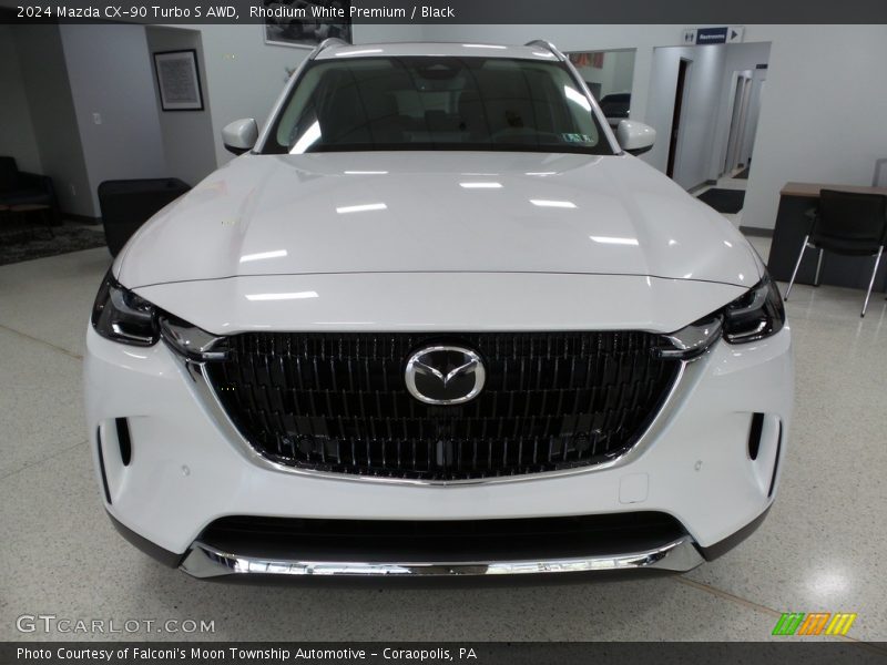 Rhodium White Premium / Black 2024 Mazda CX-90 Turbo S AWD