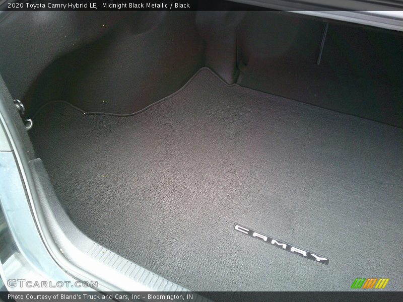 Midnight Black Metallic / Black 2020 Toyota Camry Hybrid LE