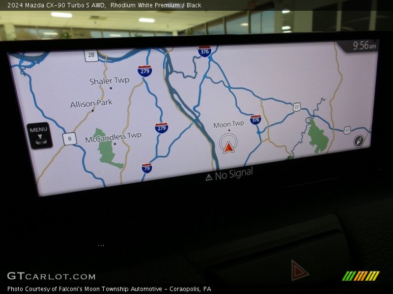 Navigation of 2024 CX-90 Turbo S AWD