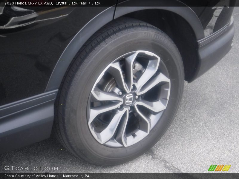 Crystal Black Pearl / Black 2020 Honda CR-V EX AWD