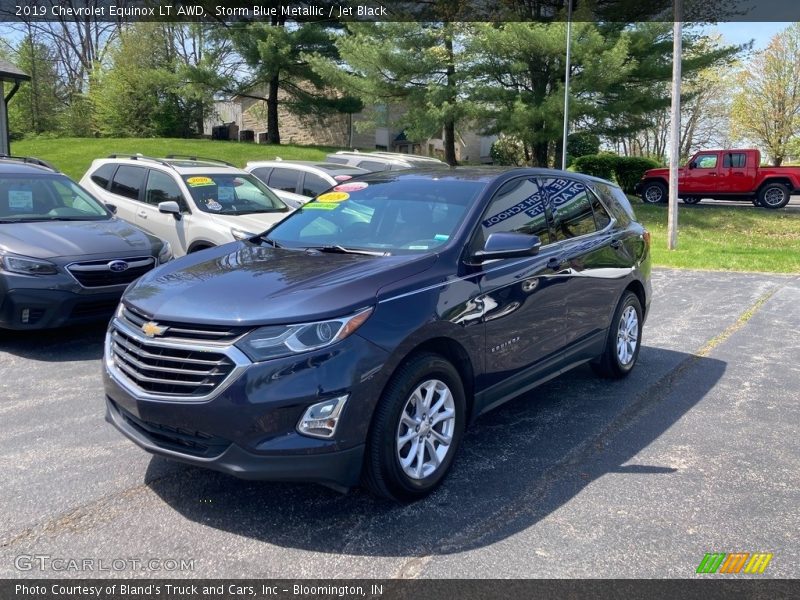 Storm Blue Metallic / Jet Black 2019 Chevrolet Equinox LT AWD