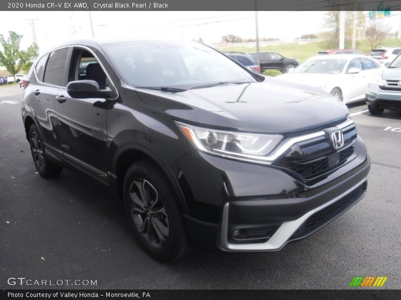 Crystal Black Pearl / Black 2020 Honda CR-V EX AWD