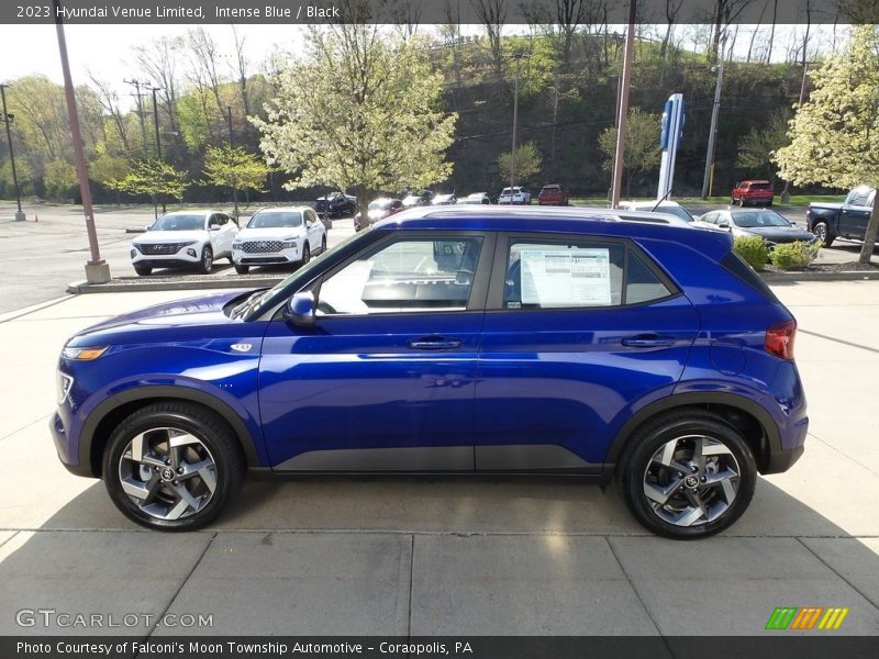 Intense Blue / Black 2023 Hyundai Venue Limited