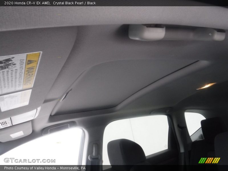 Crystal Black Pearl / Black 2020 Honda CR-V EX AWD