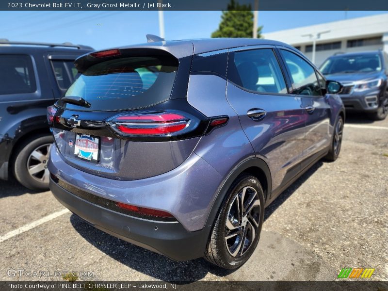 Gray Ghost Metallic / Jet Black 2023 Chevrolet Bolt EV LT