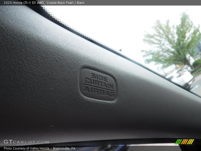 Crystal Black Pearl / Black 2020 Honda CR-V EX AWD