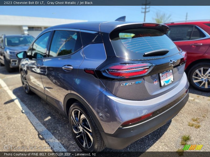 Gray Ghost Metallic / Jet Black 2023 Chevrolet Bolt EV LT