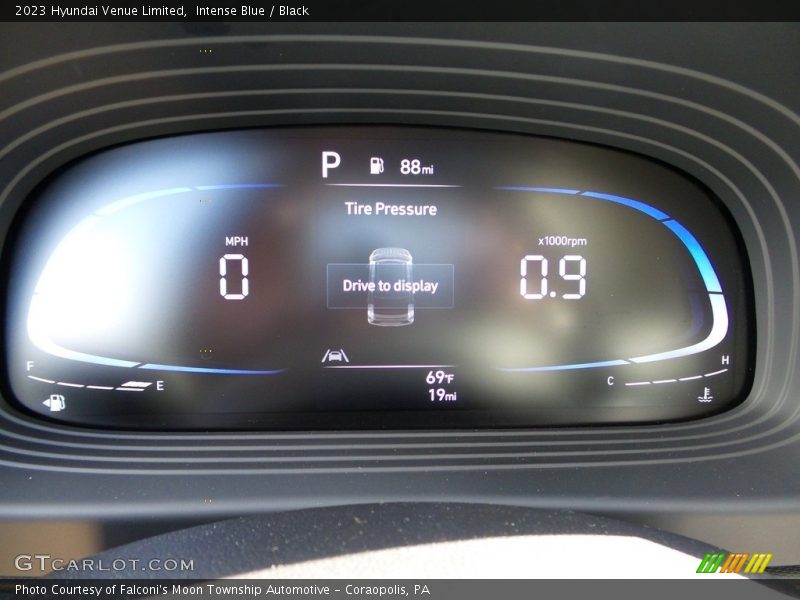 Intense Blue / Black 2023 Hyundai Venue Limited
