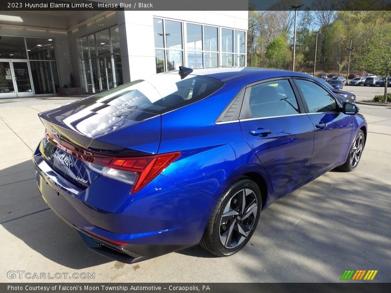 Intense Blue / Black 2023 Hyundai Elantra Limited