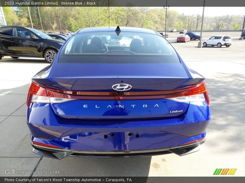 Intense Blue / Black 2023 Hyundai Elantra Limited