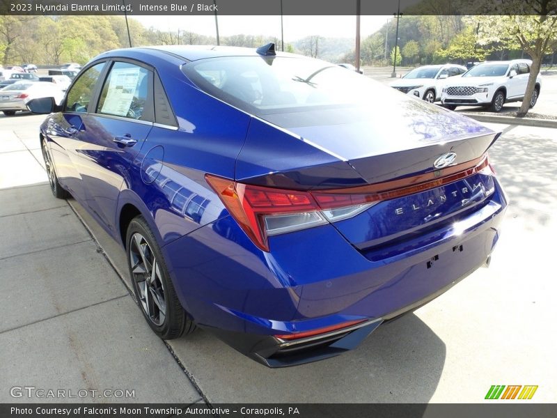 Intense Blue / Black 2023 Hyundai Elantra Limited