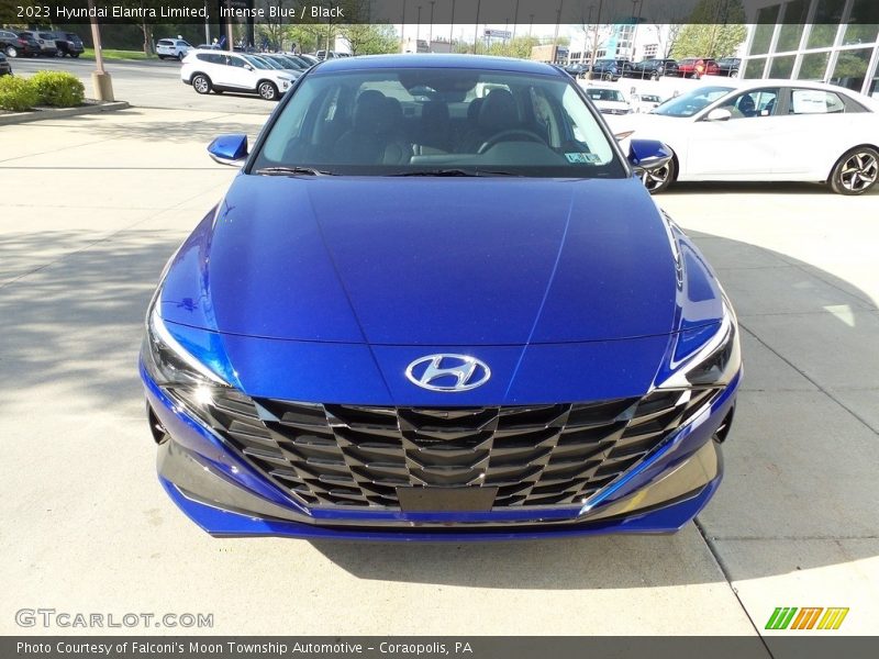 Intense Blue / Black 2023 Hyundai Elantra Limited