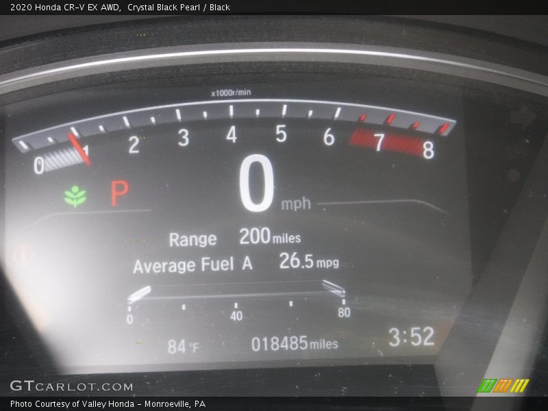 Crystal Black Pearl / Black 2020 Honda CR-V EX AWD
