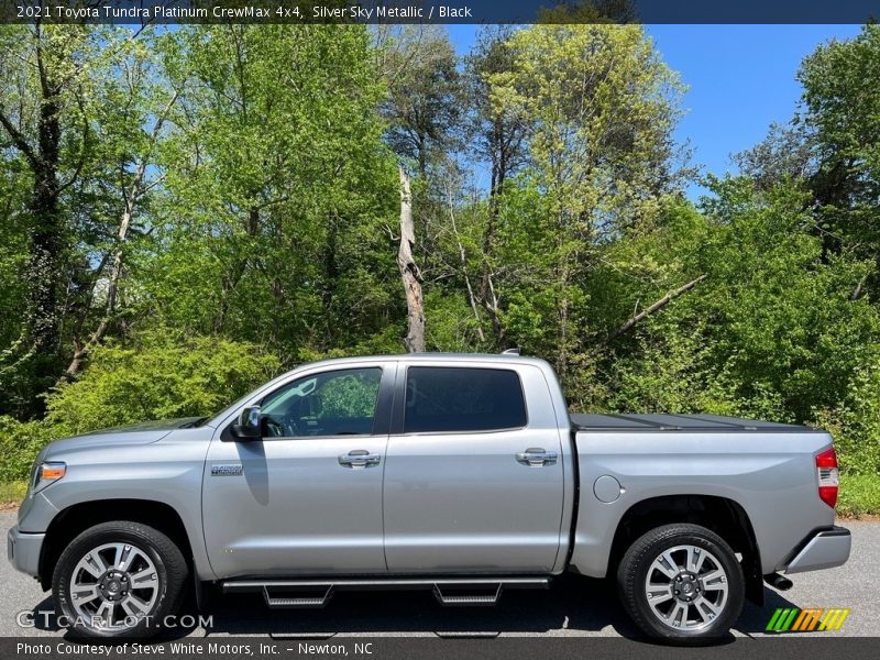 Silver Sky Metallic / Black 2021 Toyota Tundra Platinum CrewMax 4x4