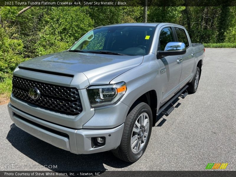 Silver Sky Metallic / Black 2021 Toyota Tundra Platinum CrewMax 4x4