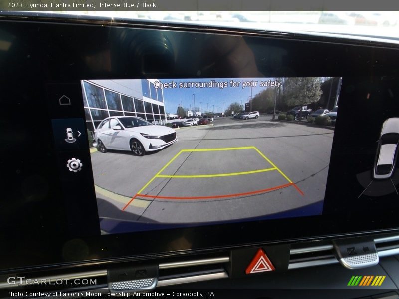 Intense Blue / Black 2023 Hyundai Elantra Limited