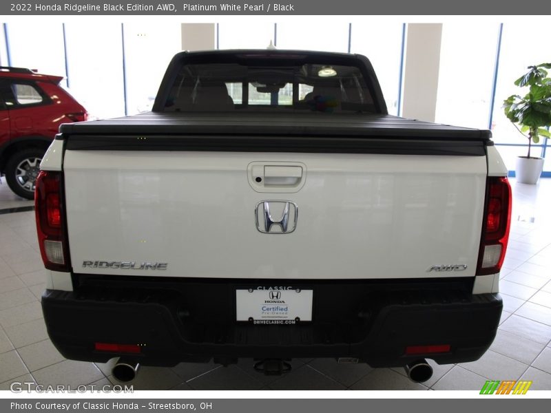 Platinum White Pearl / Black 2022 Honda Ridgeline Black Edition AWD