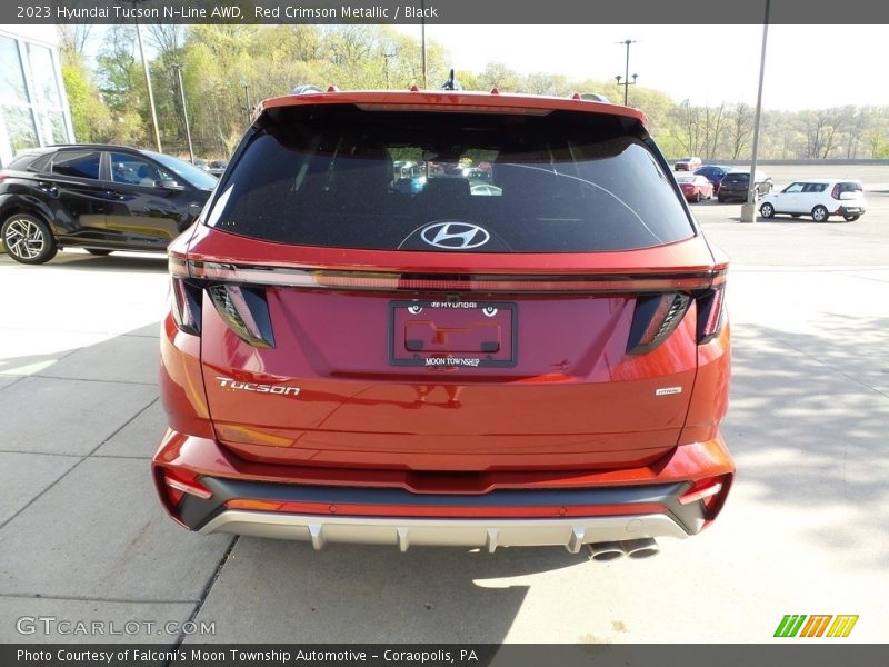 Red Crimson Metallic / Black 2023 Hyundai Tucson N-Line AWD
