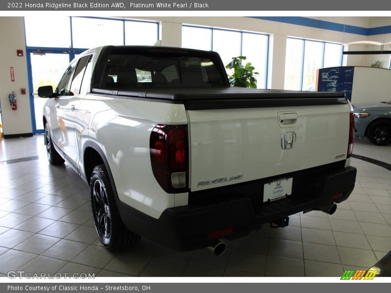Platinum White Pearl / Black 2022 Honda Ridgeline Black Edition AWD