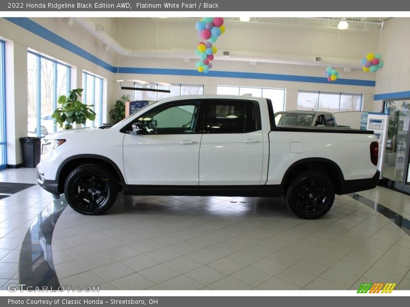 Platinum White Pearl / Black 2022 Honda Ridgeline Black Edition AWD