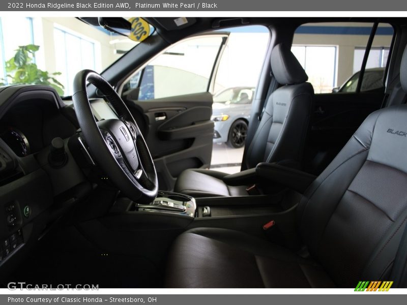 Platinum White Pearl / Black 2022 Honda Ridgeline Black Edition AWD
