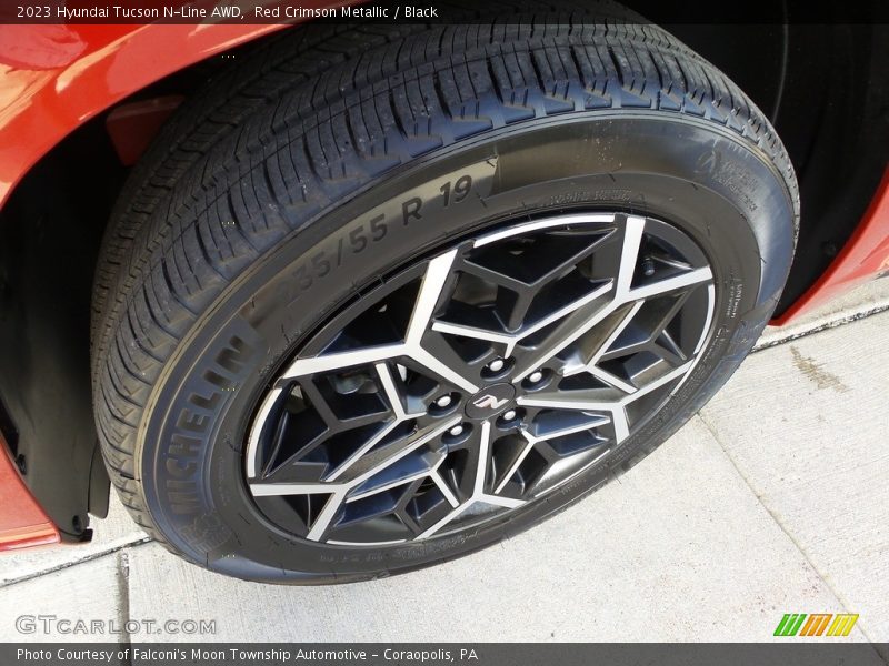 Red Crimson Metallic / Black 2023 Hyundai Tucson N-Line AWD