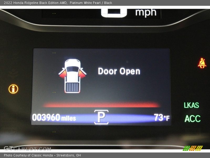 Platinum White Pearl / Black 2022 Honda Ridgeline Black Edition AWD