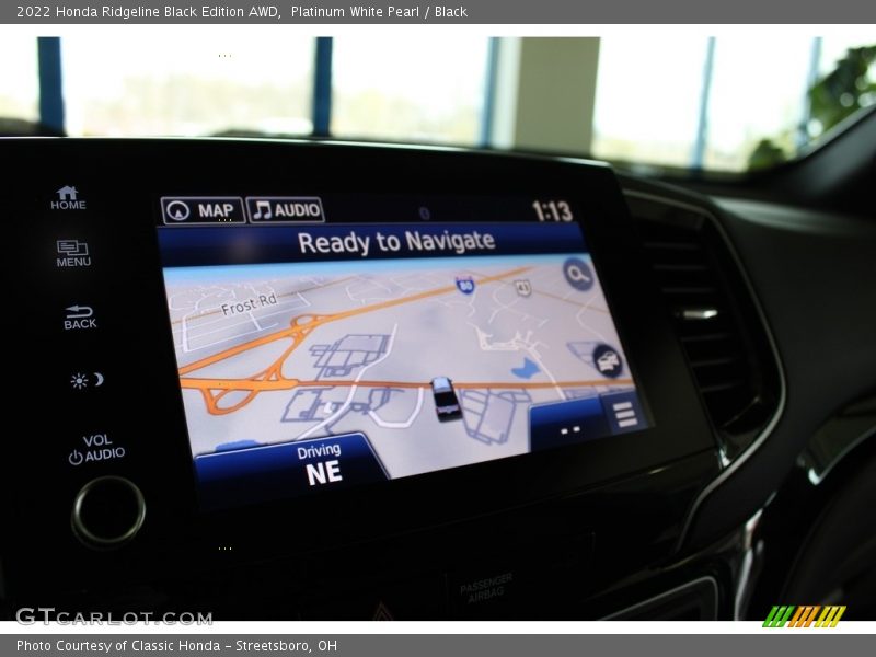 Platinum White Pearl / Black 2022 Honda Ridgeline Black Edition AWD