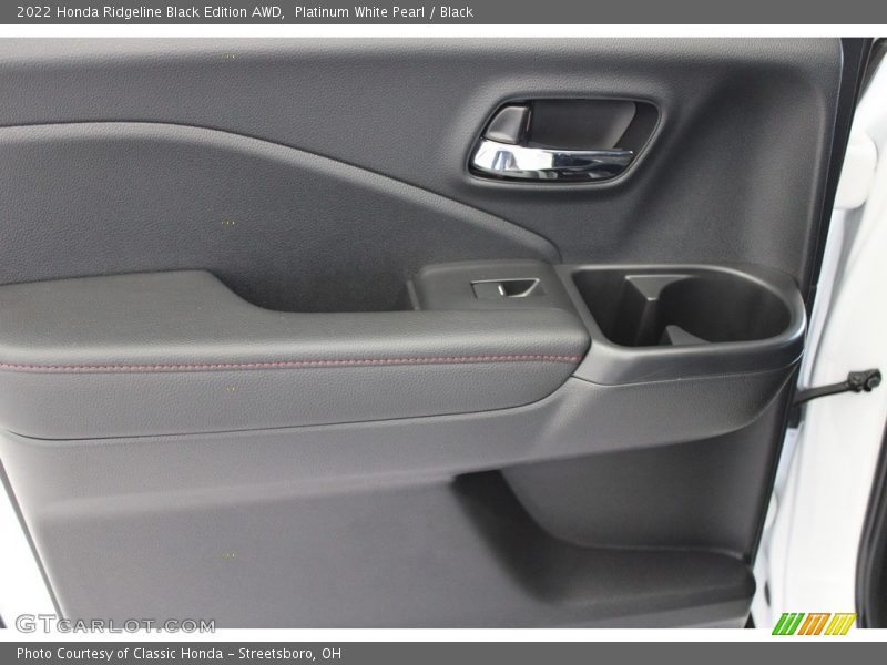 Platinum White Pearl / Black 2022 Honda Ridgeline Black Edition AWD