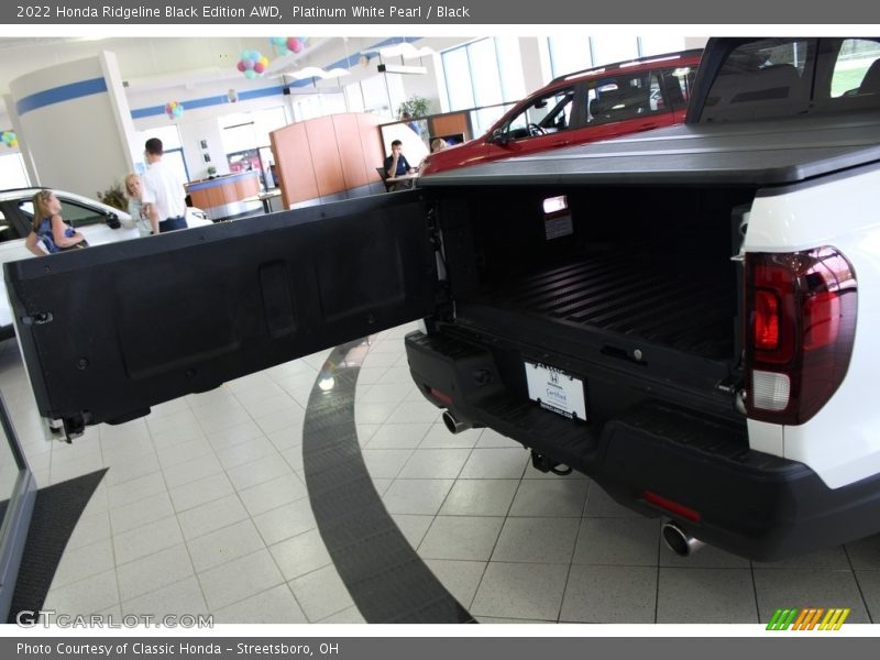 Platinum White Pearl / Black 2022 Honda Ridgeline Black Edition AWD