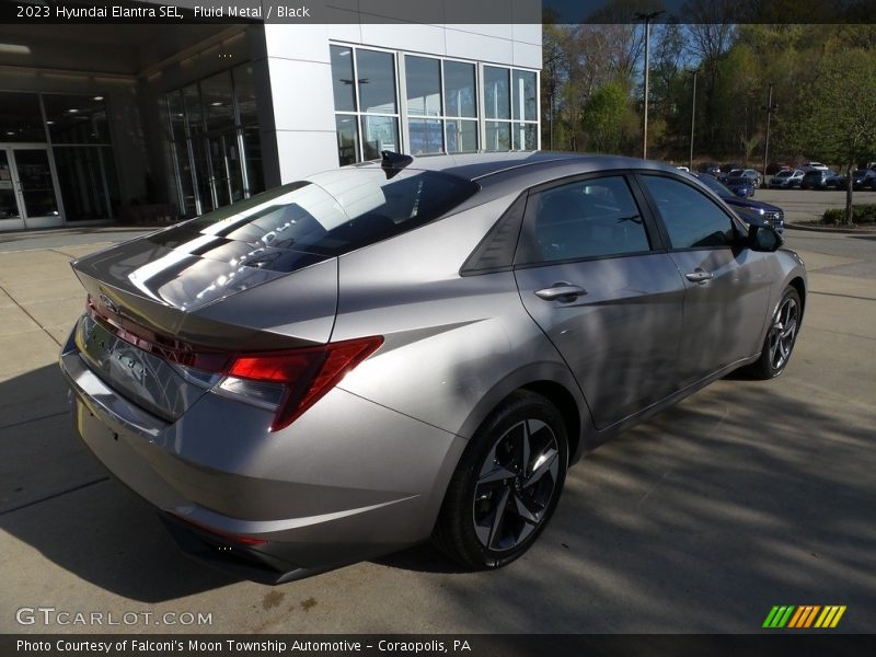 Fluid Metal / Black 2023 Hyundai Elantra SEL