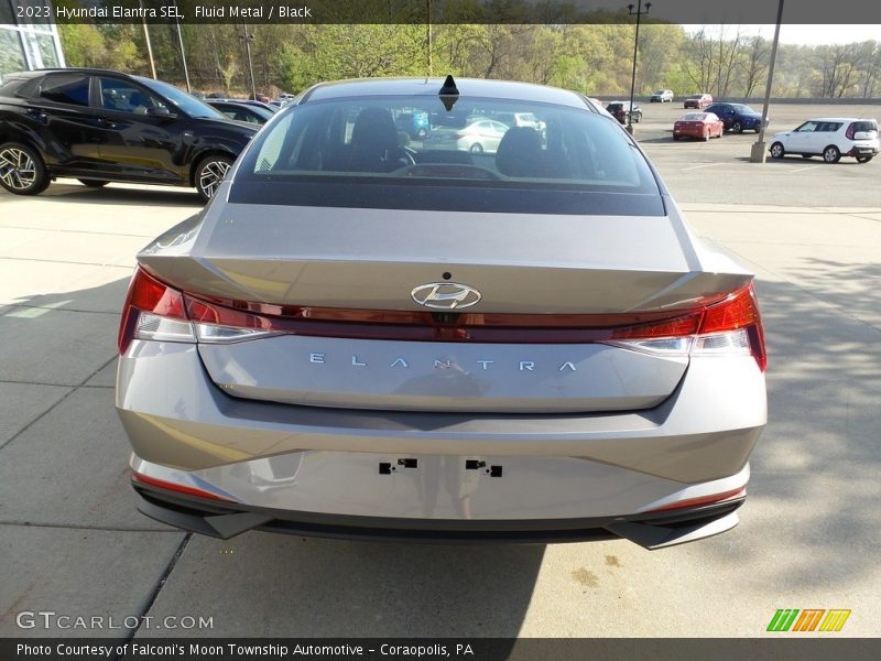 Fluid Metal / Black 2023 Hyundai Elantra SEL