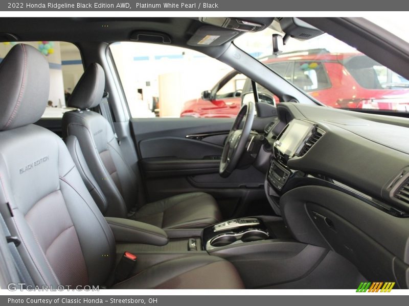 Platinum White Pearl / Black 2022 Honda Ridgeline Black Edition AWD