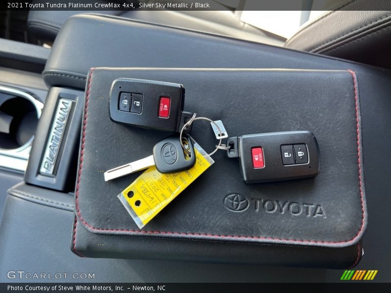 Silver Sky Metallic / Black 2021 Toyota Tundra Platinum CrewMax 4x4
