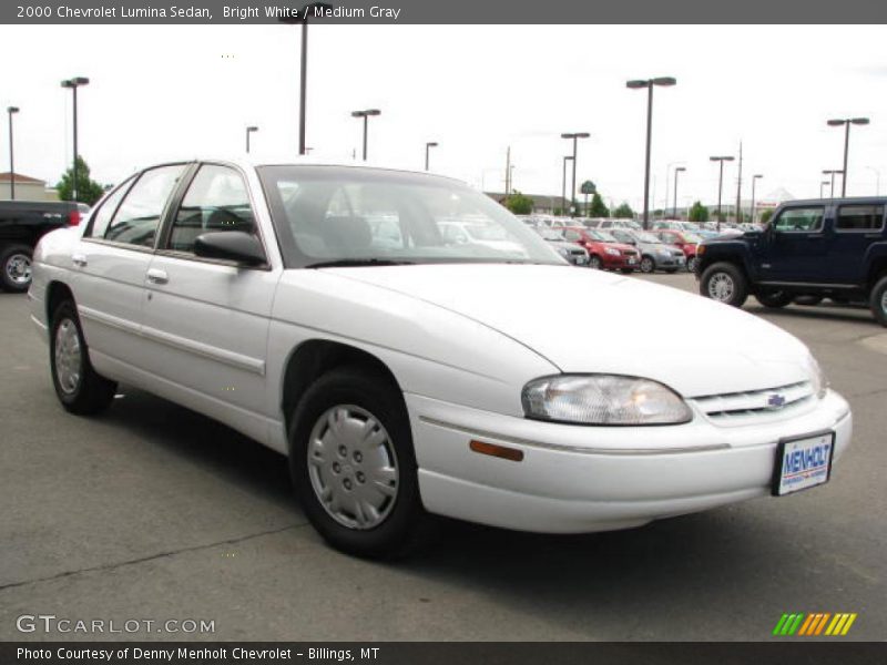 Bright White / Medium Gray 2000 Chevrolet Lumina Sedan