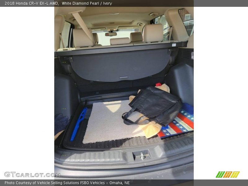 White Diamond Pearl / Ivory 2018 Honda CR-V EX-L AWD