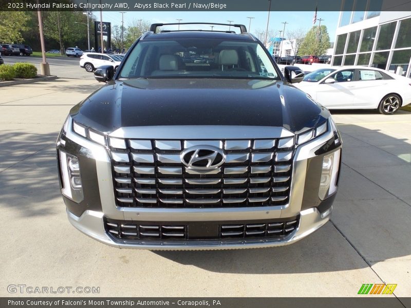 Abyss Black Pearl / Navy/Beige 2023 Hyundai Palisade Calligraphy AWD