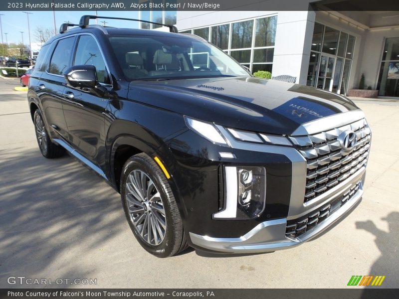 Abyss Black Pearl / Navy/Beige 2023 Hyundai Palisade Calligraphy AWD