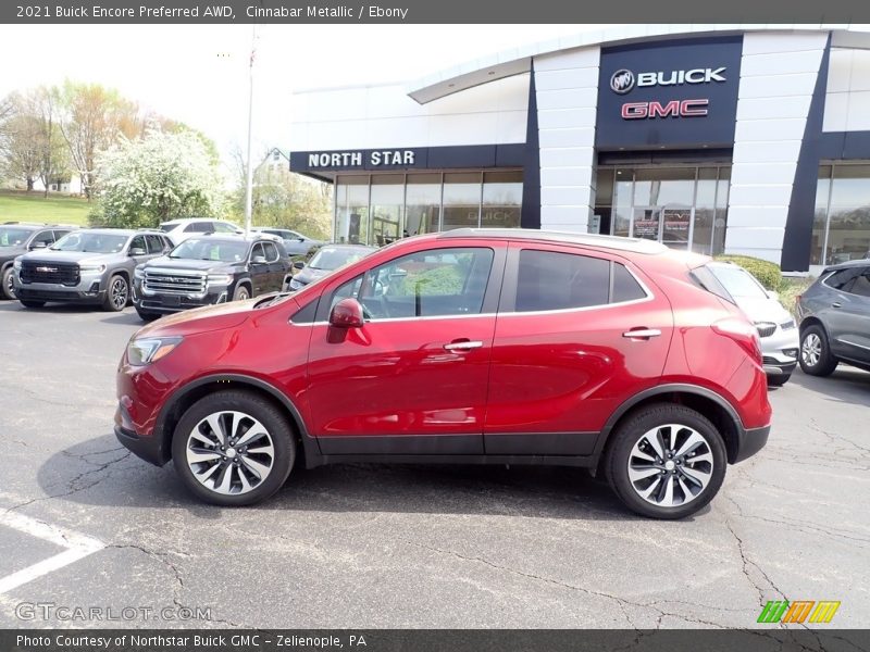 Cinnabar Metallic / Ebony 2021 Buick Encore Preferred AWD