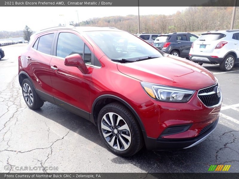 Front 3/4 View of 2021 Encore Preferred AWD