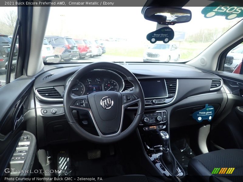 Cinnabar Metallic / Ebony 2021 Buick Encore Preferred AWD