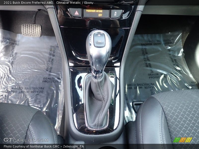 Cinnabar Metallic / Ebony 2021 Buick Encore Preferred AWD