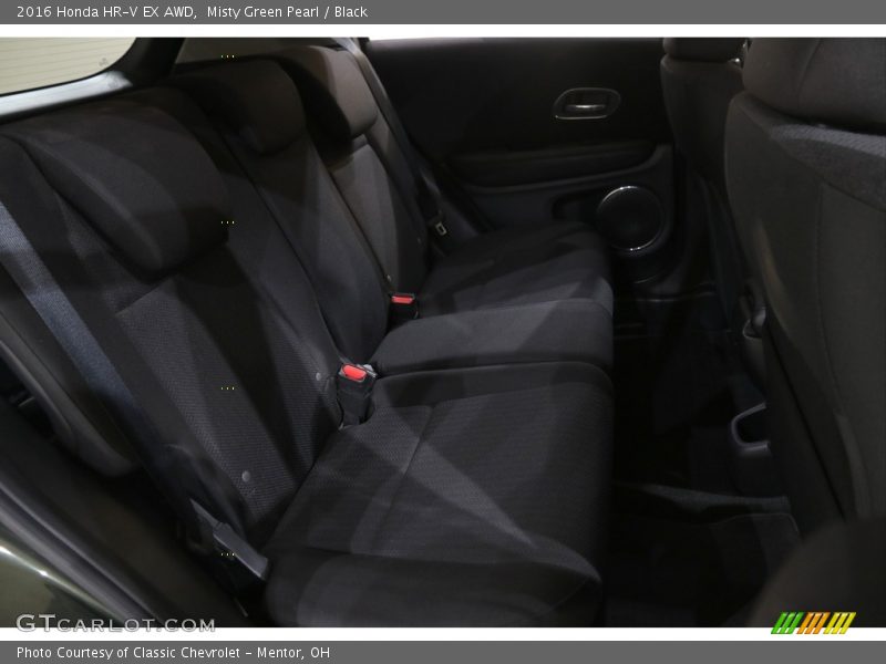 Misty Green Pearl / Black 2016 Honda HR-V EX AWD